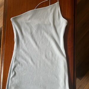 baby blue bodycon dress, size medium
